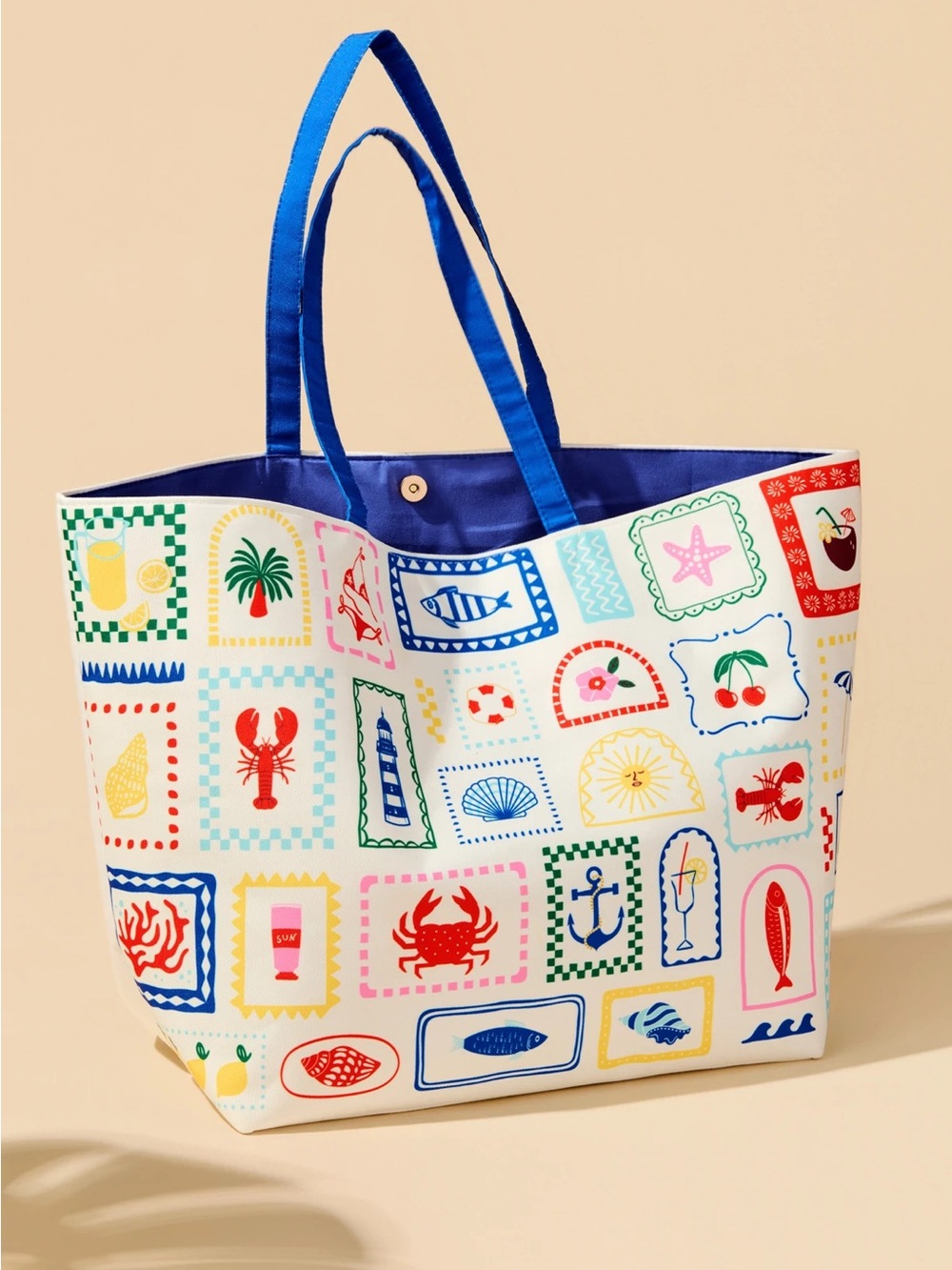 NWT Shiraleah Seaside Carryall Tote